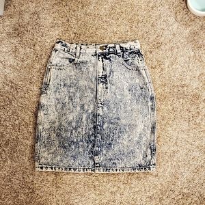 Vintage denim skirt